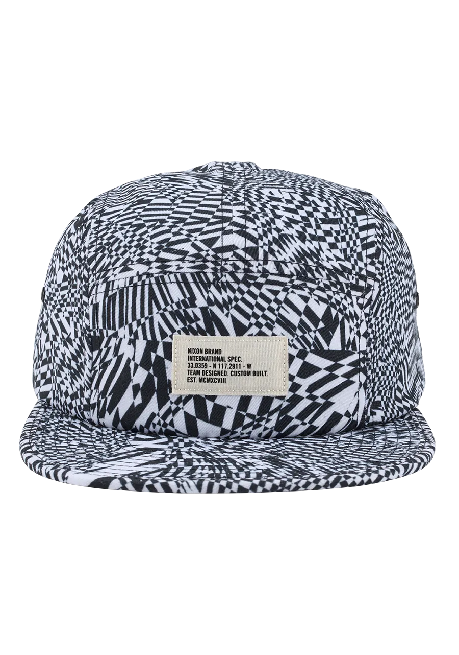 Miguel Strapback Hat - Black Digi Glitch