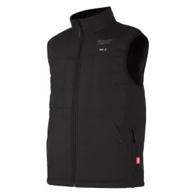 Milwaukee M12 Axis S Sleeveless Men's Full-Zip Heated Vest Black