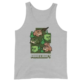 Minecraft Frogs Unisex Tank Top