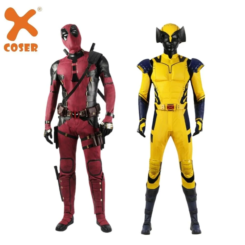 【New Arrival】Xcoser Deadpool&Wolverine Wade Wilson Wolverine Cosplay Costume Jumpsuit Outfit