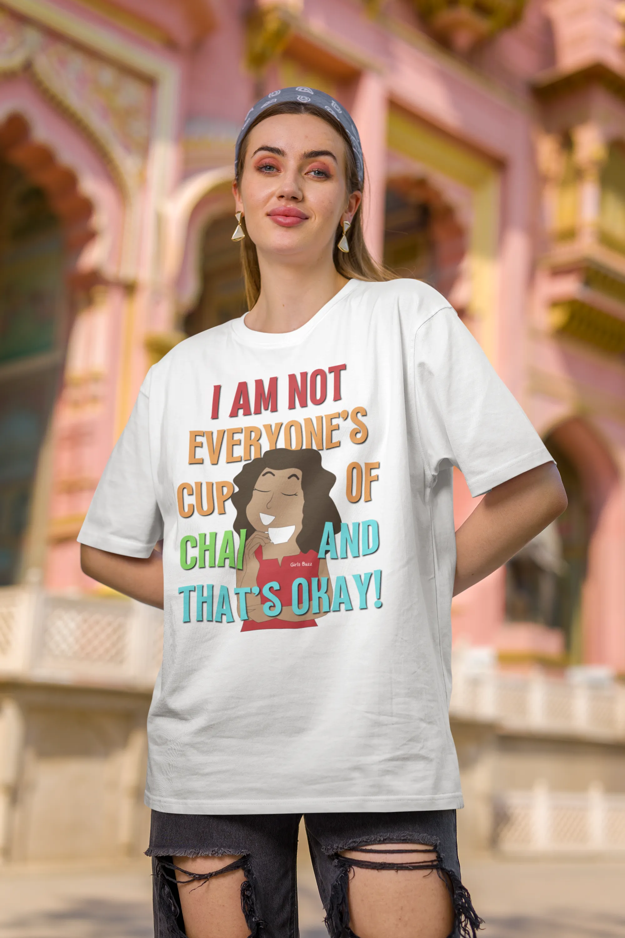 Not Everyone's Cup Of Chai Oversized Tee