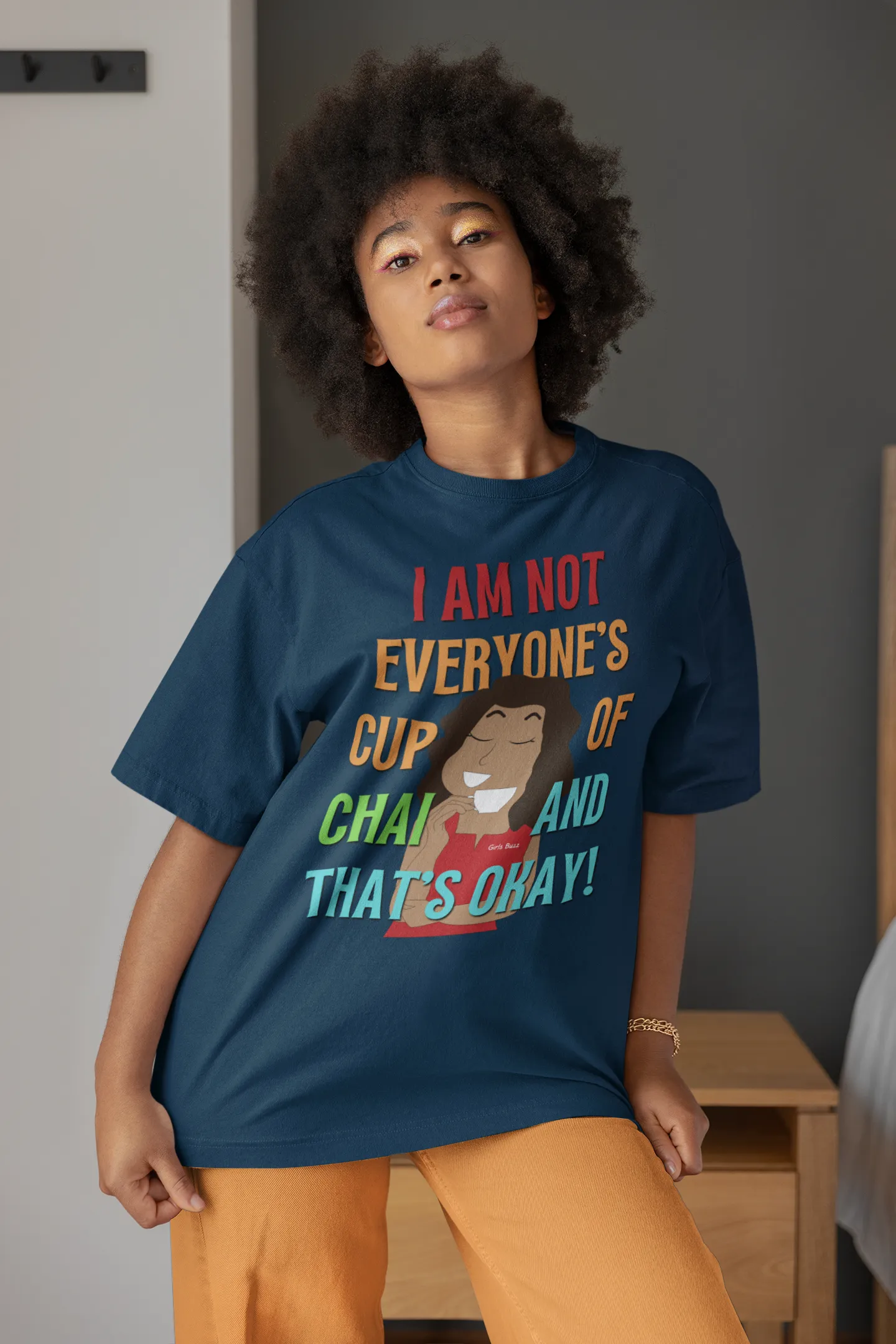 Not Everyone's Cup Of Chai Oversized Tee