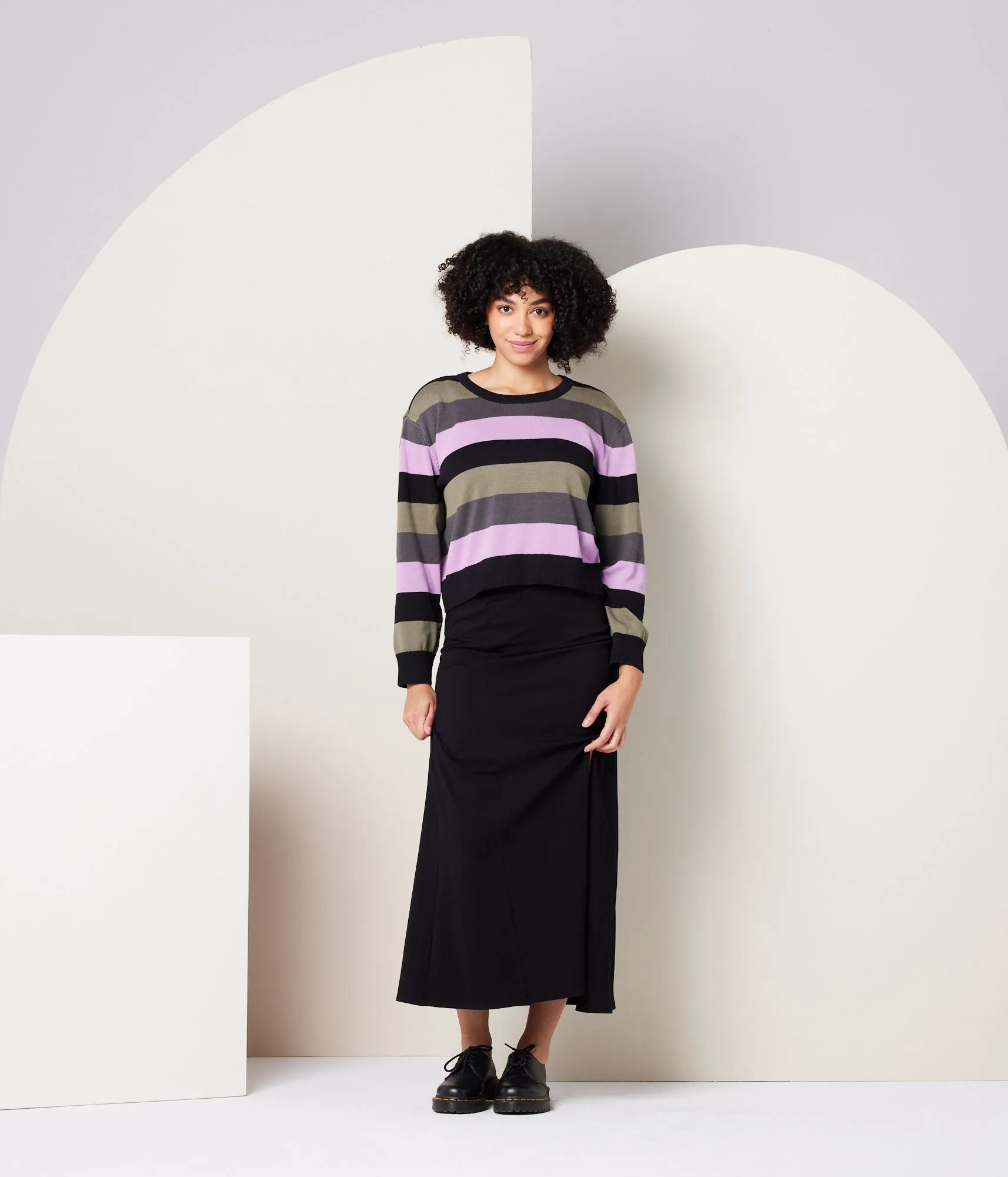 Palmer Sweater in Martini Stripe