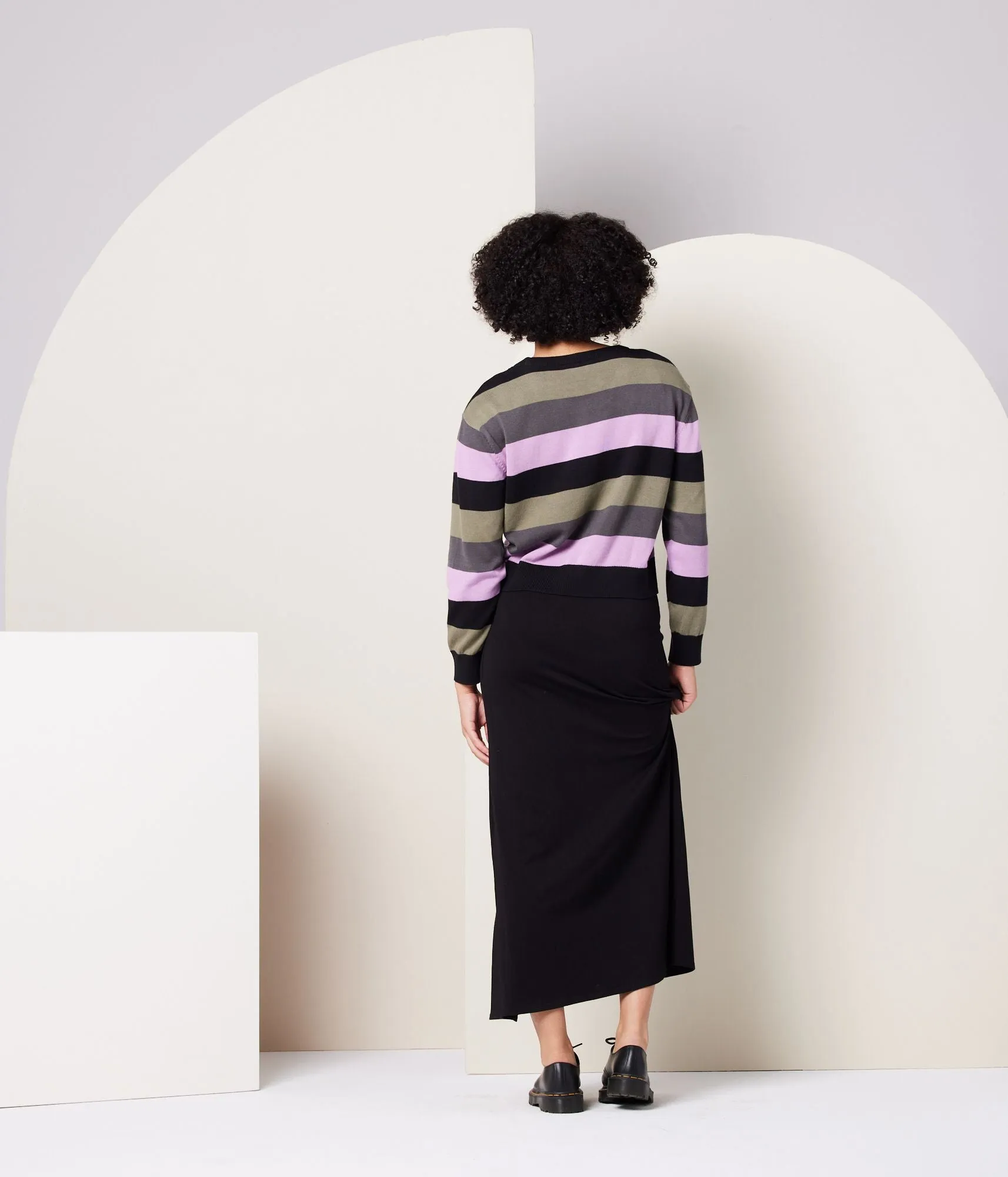 Palmer Sweater in Martini Stripe