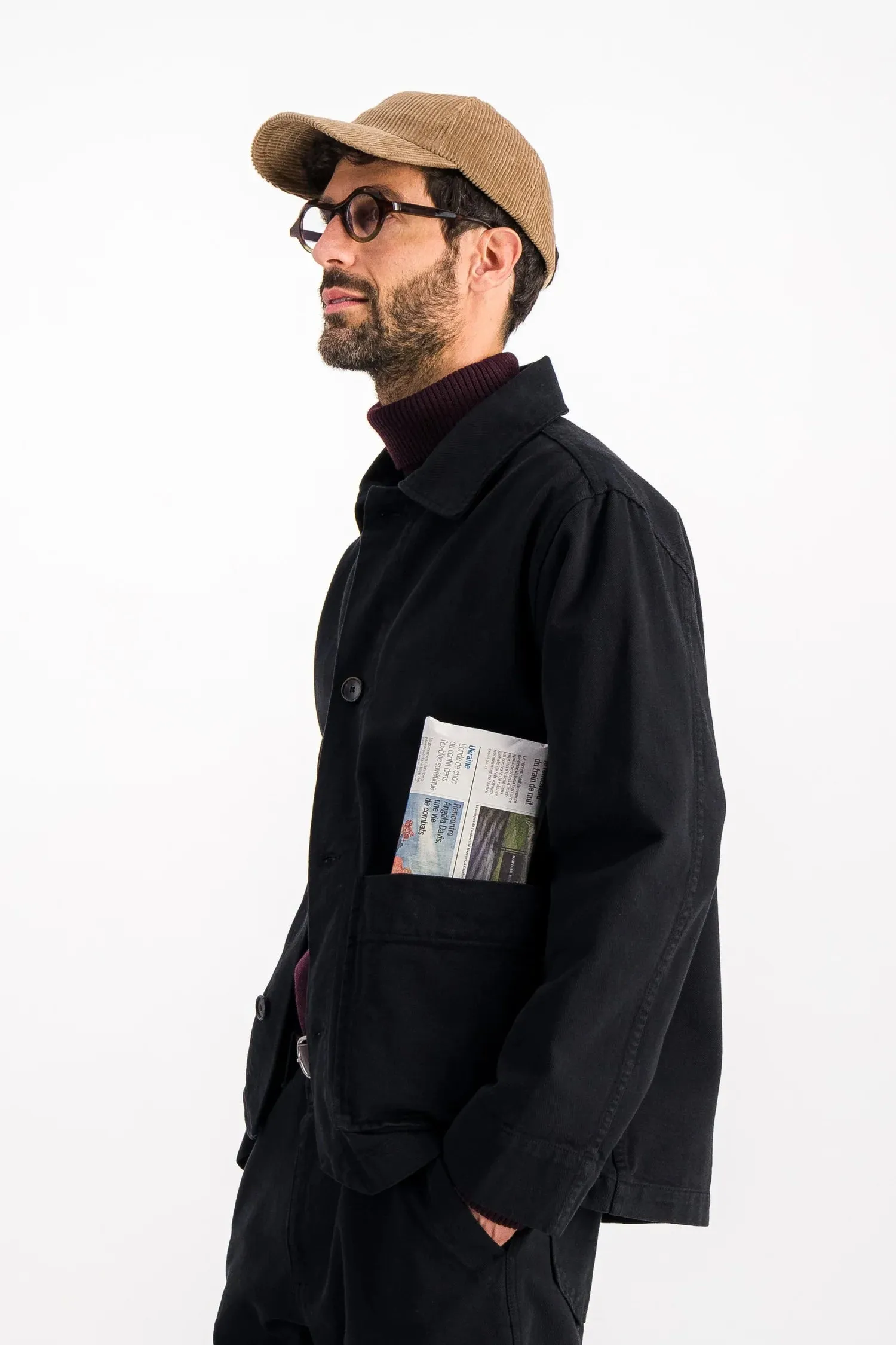 Parages Dubliner Twill Jacket Black