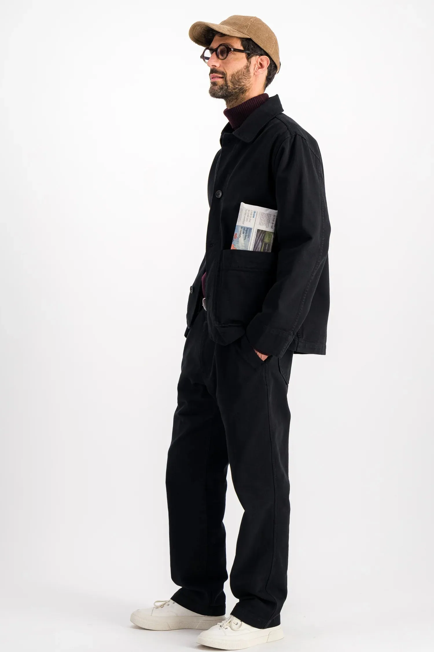 Parages Dubliner Twill Jacket Black