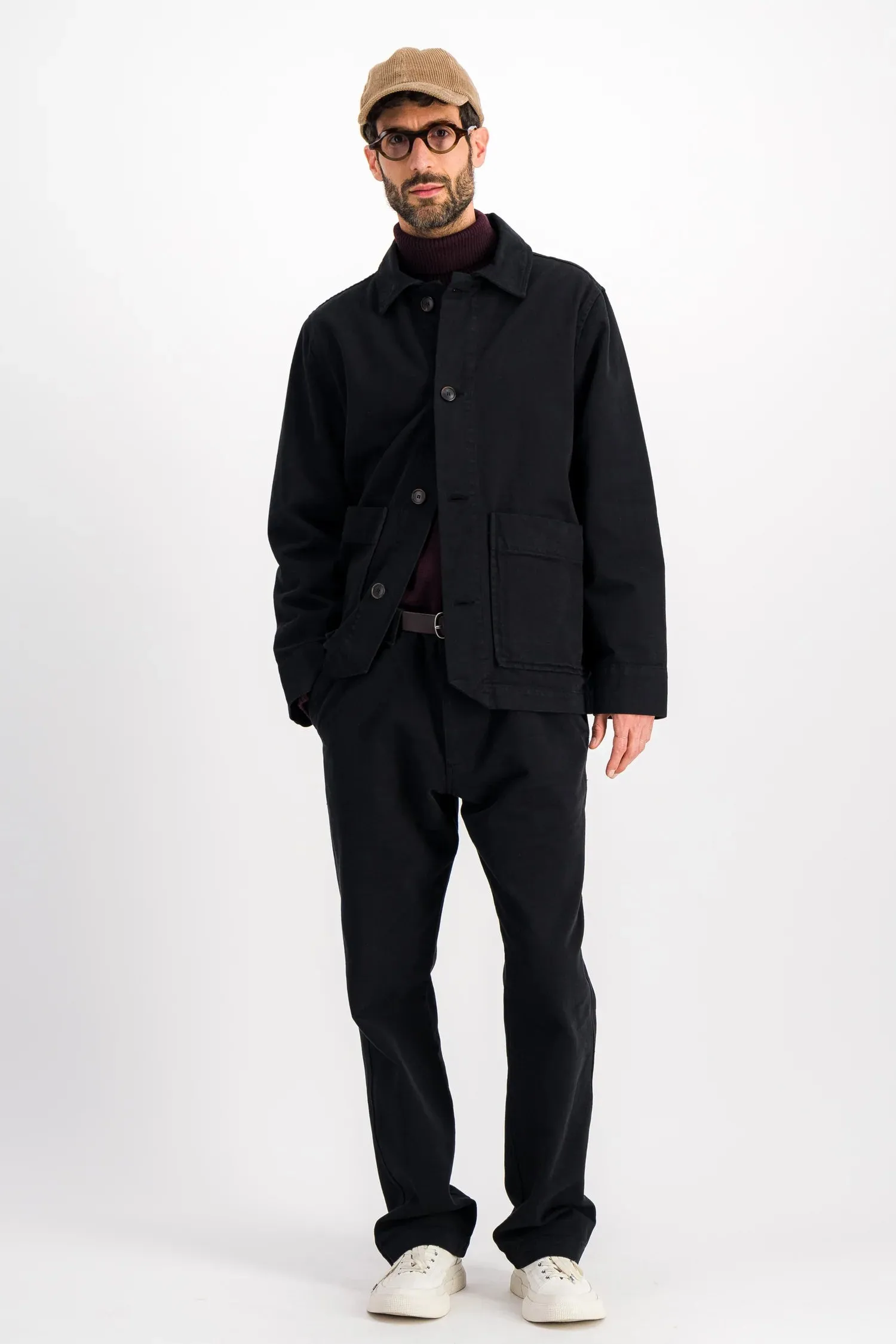 Parages Dubliner Twill Jacket Black