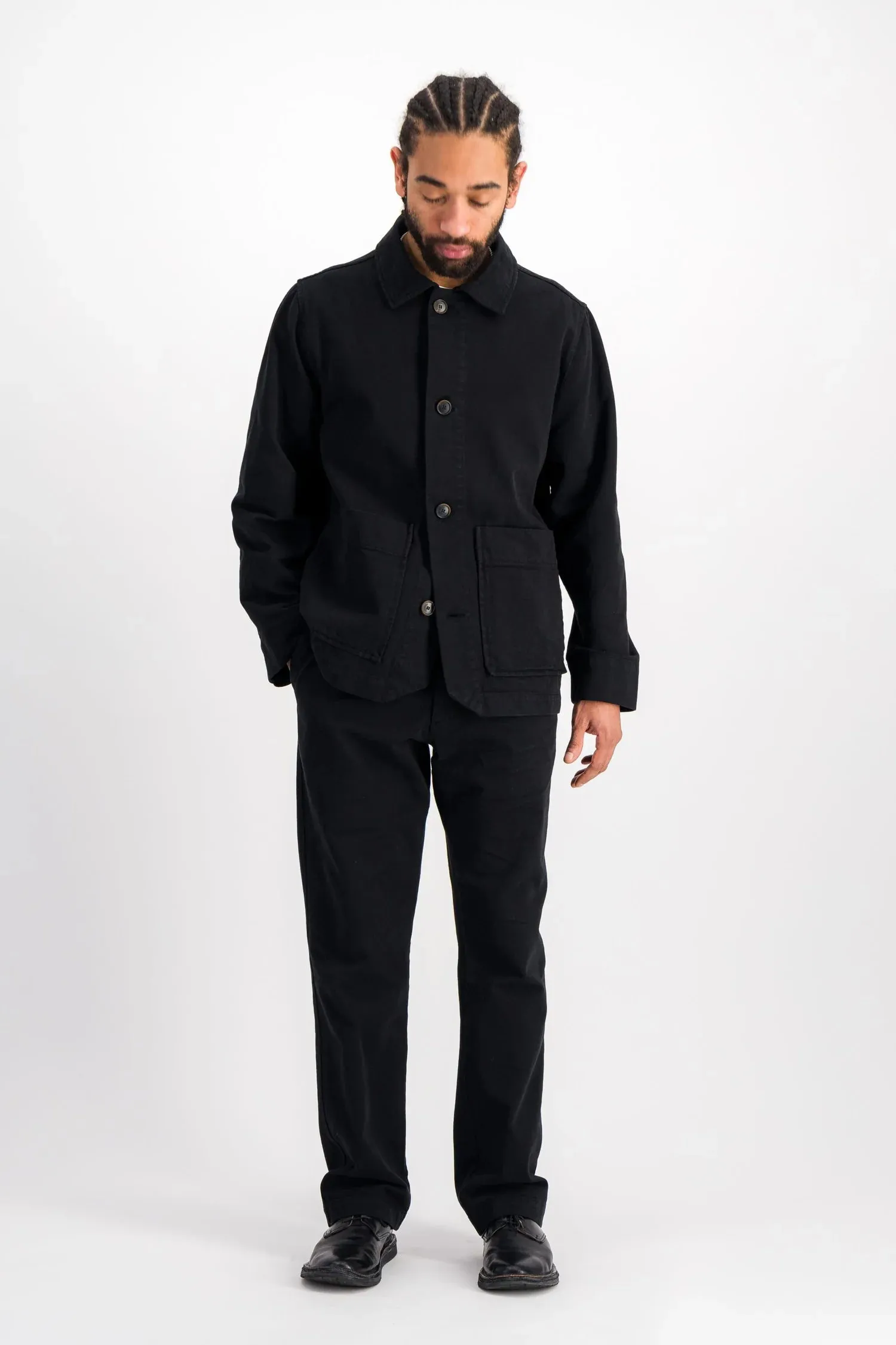 Parages Dubliner Twill Jacket Black