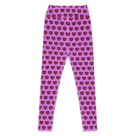 Pixel Hearts Leggings (Women's XS-XL)