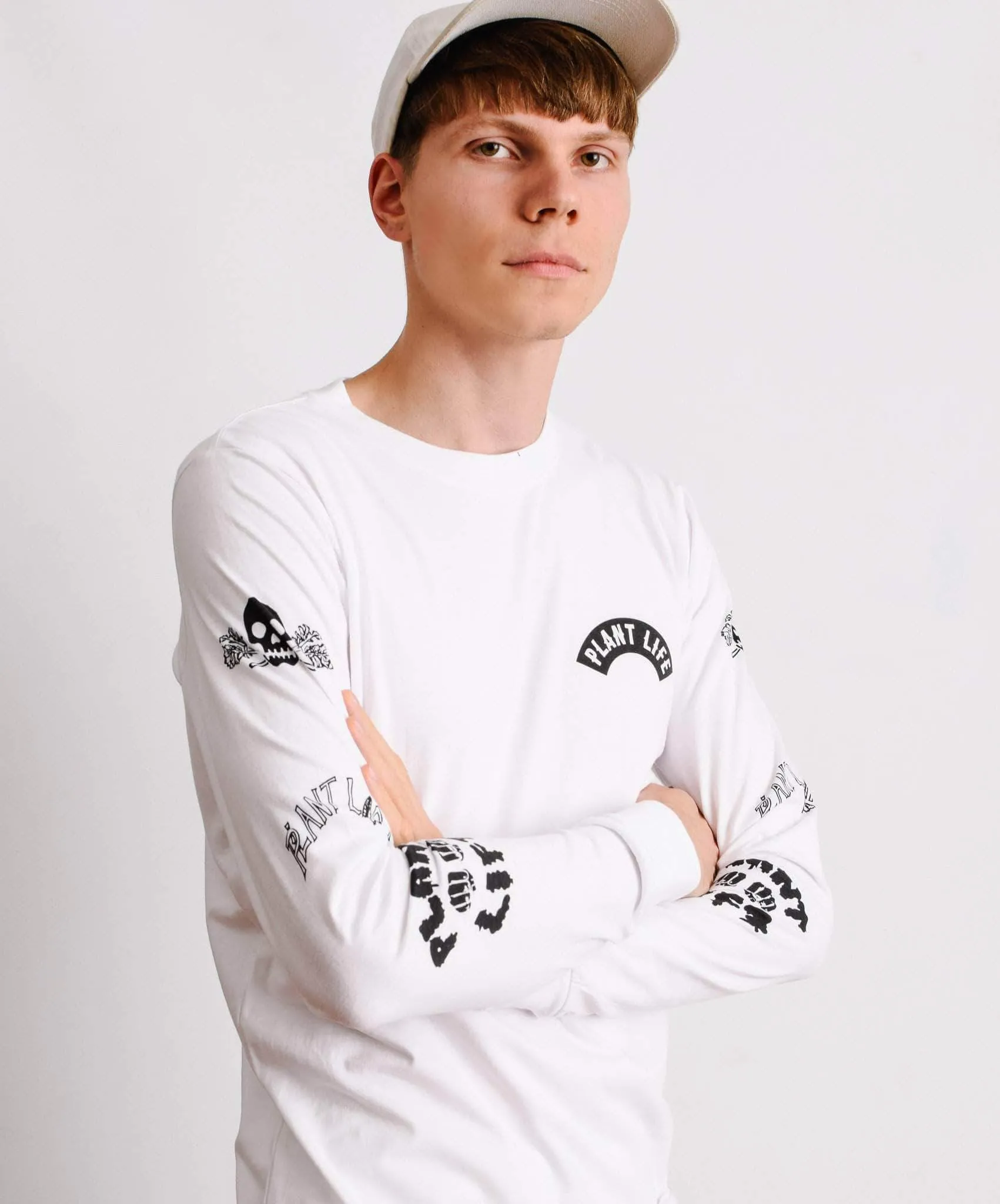 Plant Life Long Sleeve - White