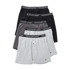 POLO RALPH LAREN MEN'S CLASSIC FIT WITH WICKING 5-PACK BOXERS