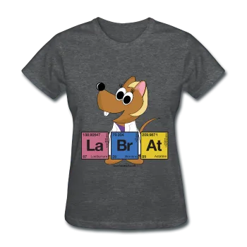 "Lab Rat Periodic Table" (blonde) - Women's T-Shirt