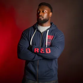 RED Friday Full-Zip Hoodie - Midnight Navy