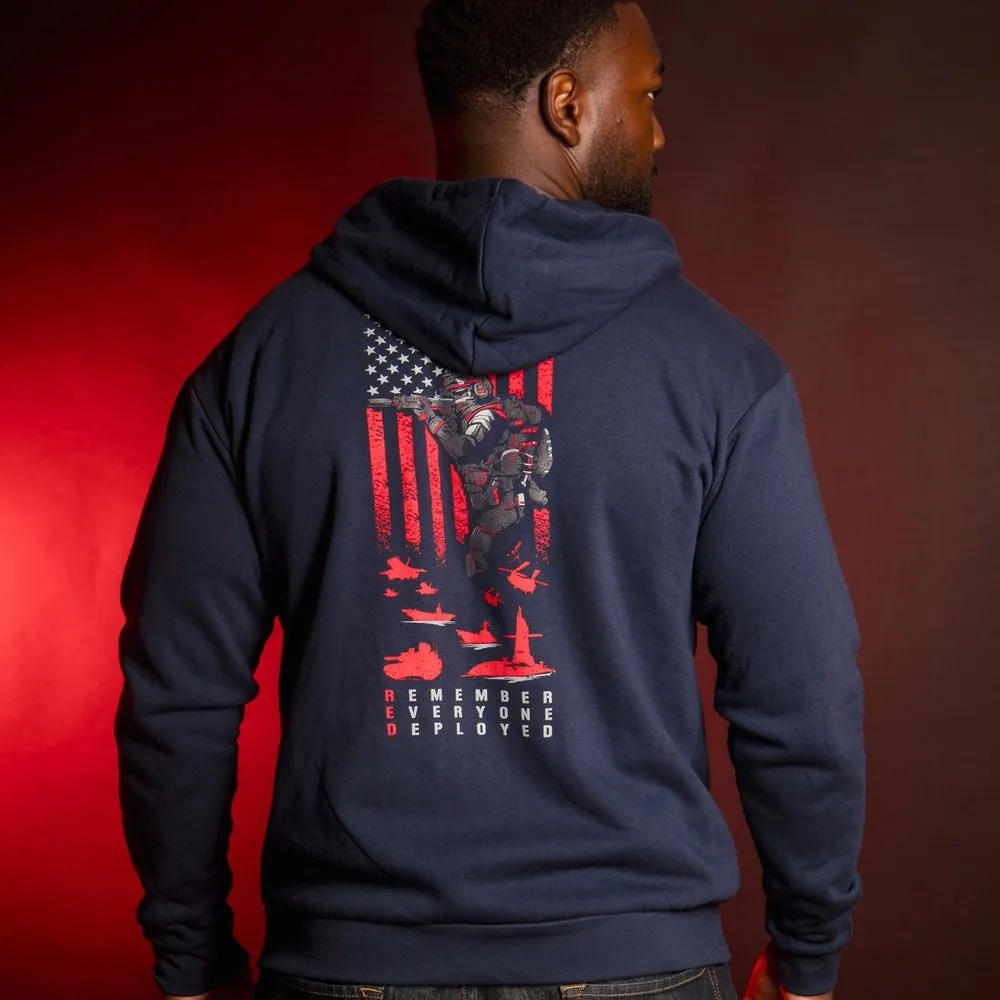 RED Friday Full-Zip Hoodie - Midnight Navy