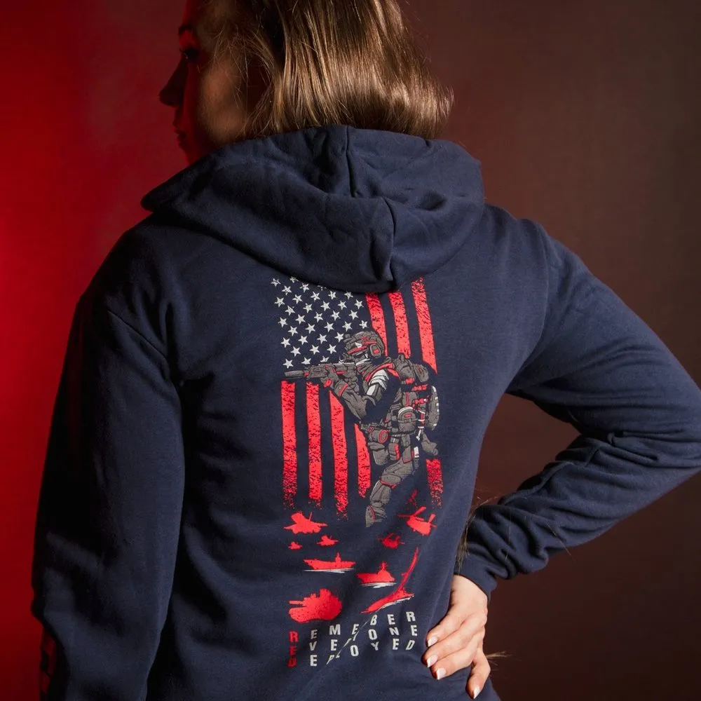 RED Friday Full-Zip Hoodie - Midnight Navy