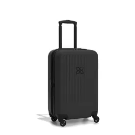 Sherpani Meridian 22 Inch Hard Shell Carry-On Luggage in Raven Black