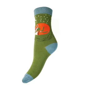 Sleepy Fox Bamboo Socks