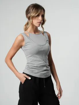 Sleeveless Fitted Top