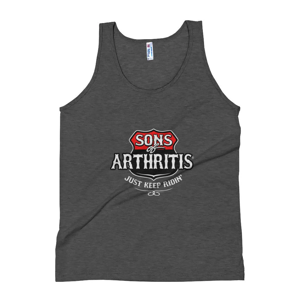 Sons of Arthritis "Just Keep Ridin" Unisex Tank Top