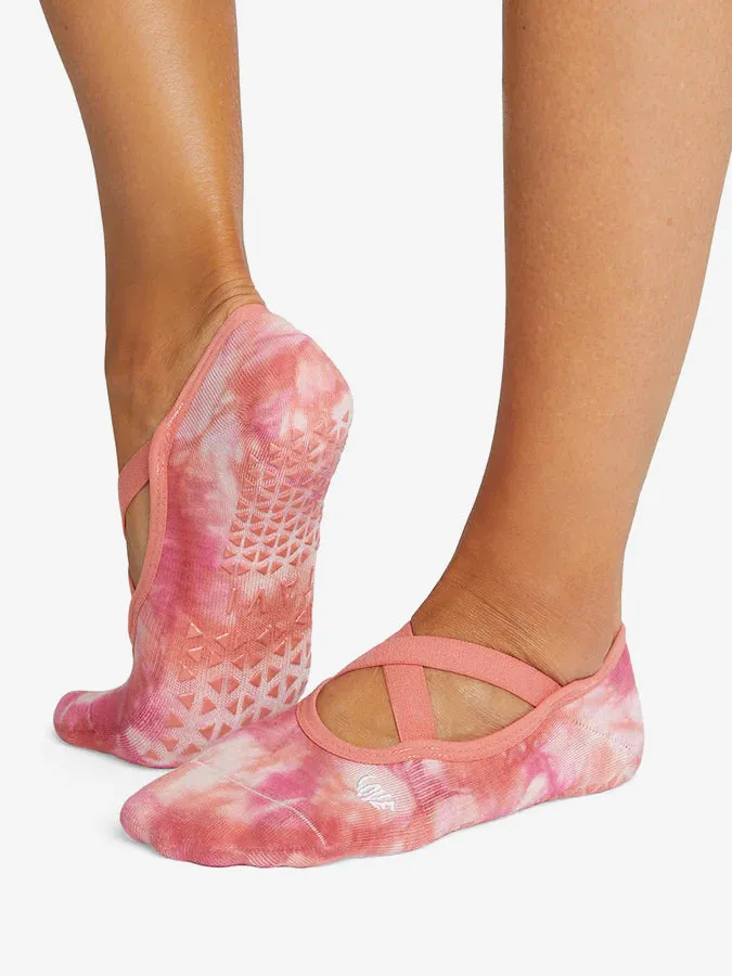 Tavi Noir Chloe Grip Socks - Love Tie Dye