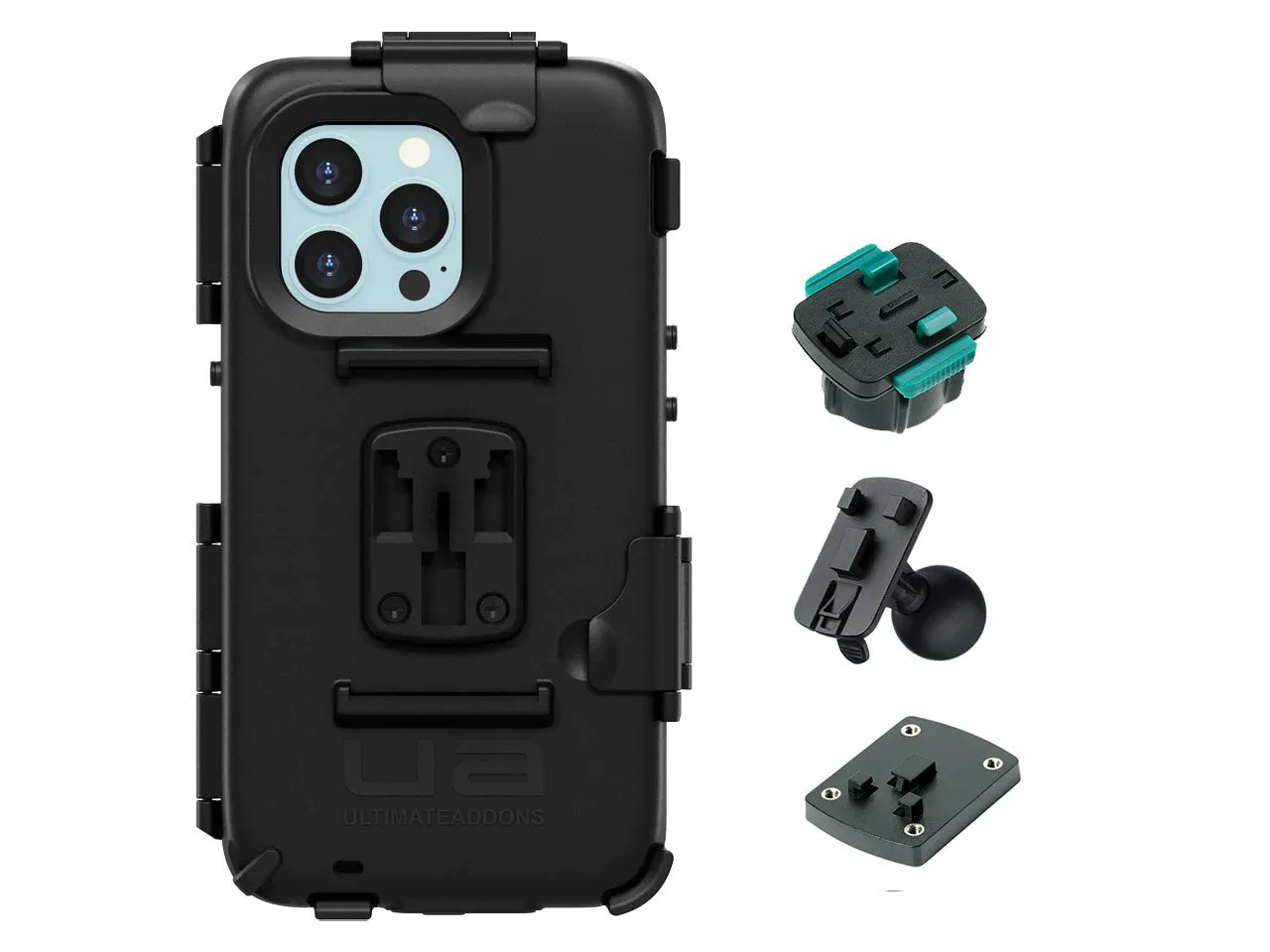 Tough Waterproof Motorcycle Mount Case for Apple iPhone 13 Series