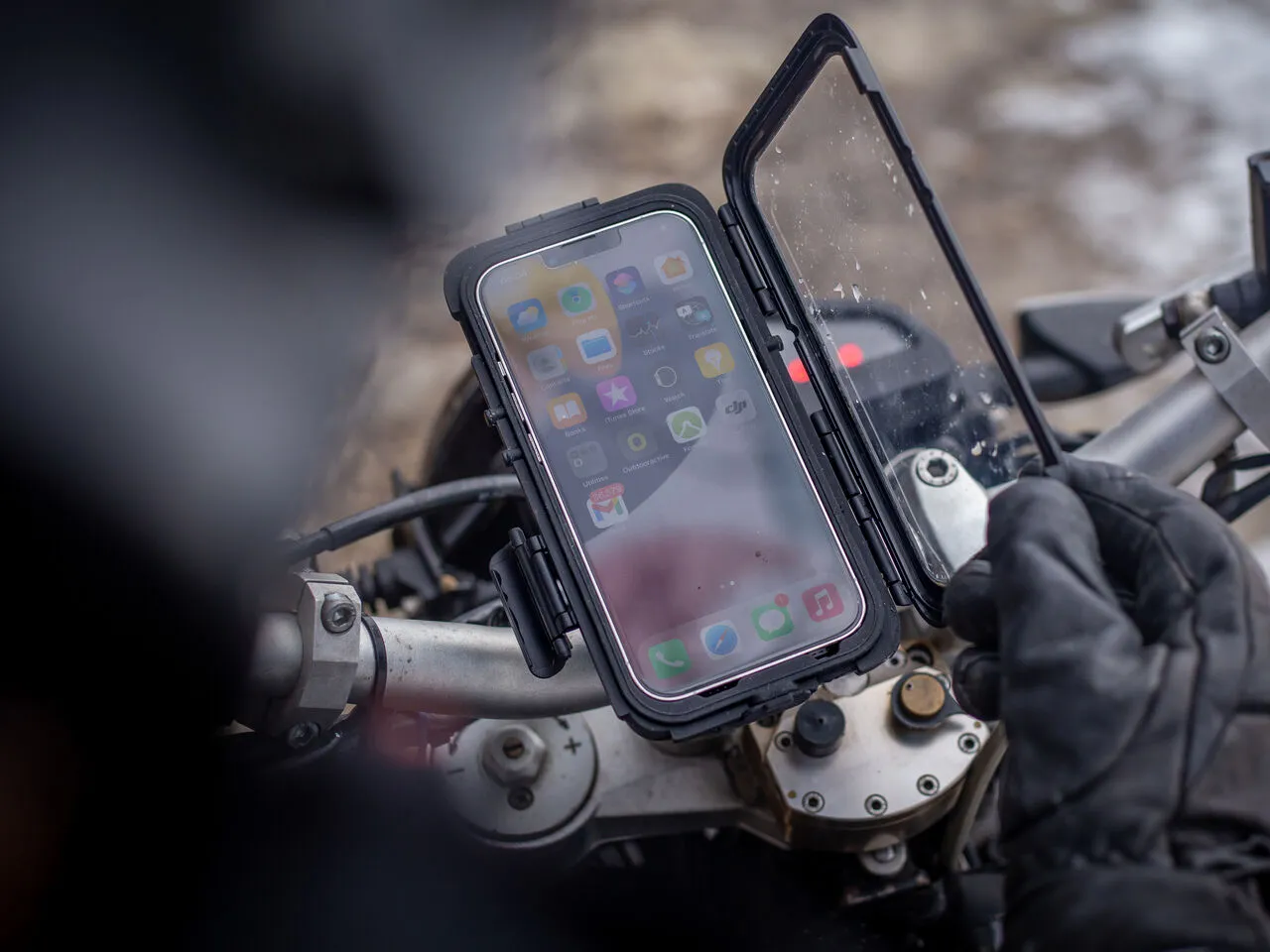 Tough Waterproof Motorcycle Mount Case for Apple iPhone 13 Series