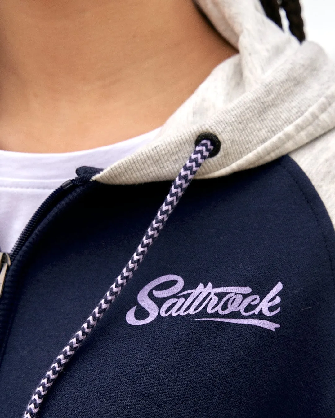 Trademark - Zip Hoodie - Dark Blue