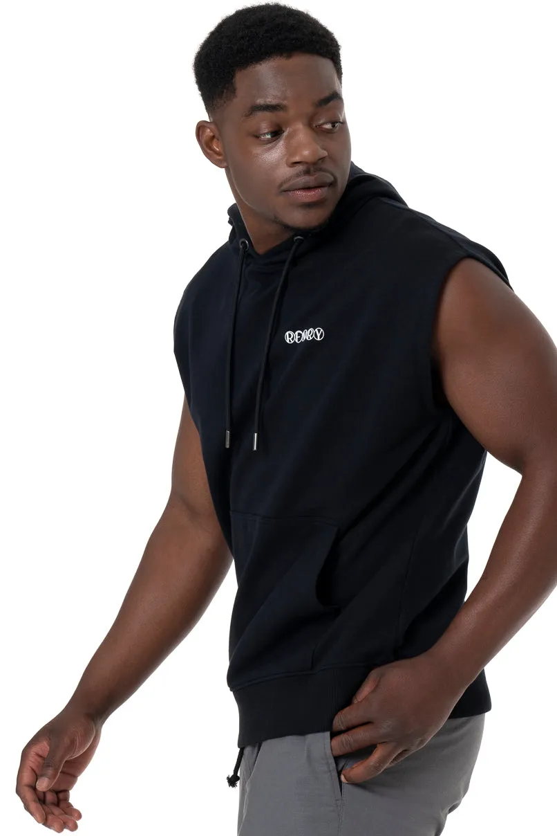 Unisex Sleeveless Hoodie _ 145379 _ Black