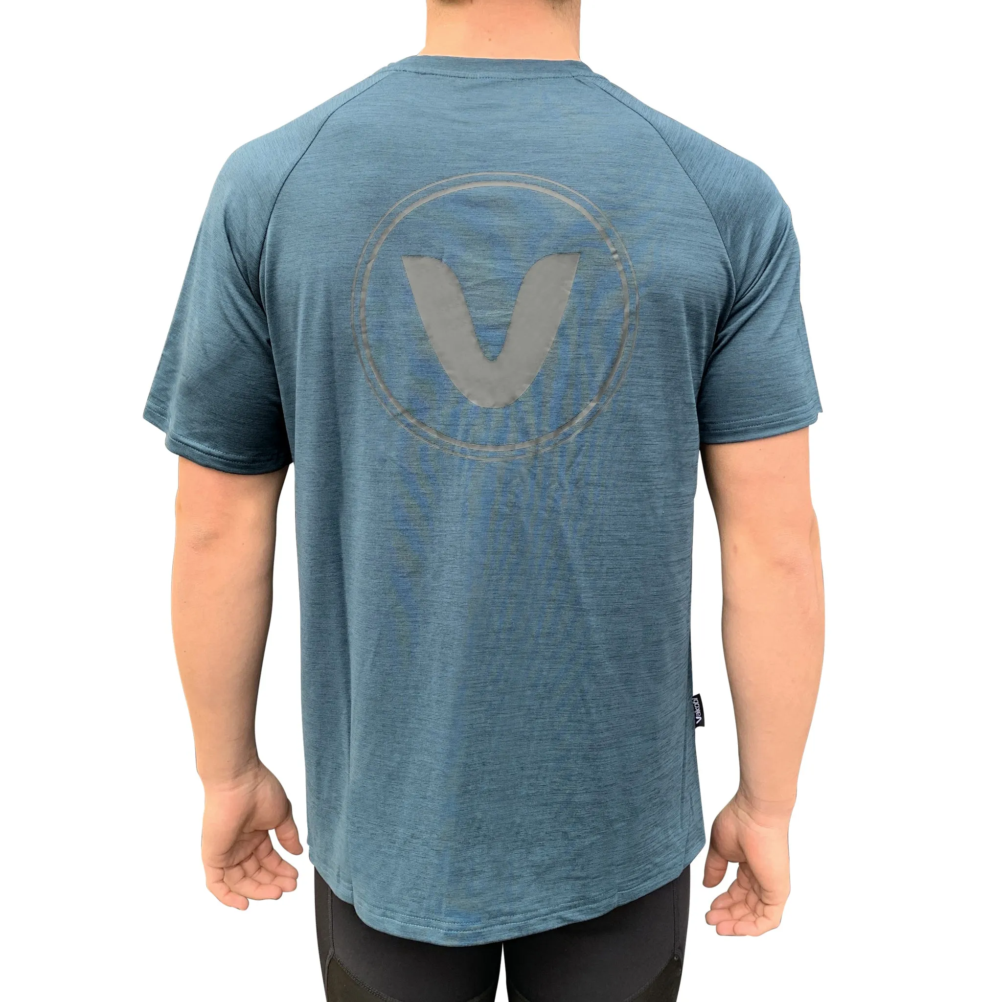 UV Performance S/S Tech Tee - Logo - Ocean Blue