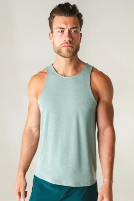 Vitality Men's Vital Tank - Eucalyptus Marl