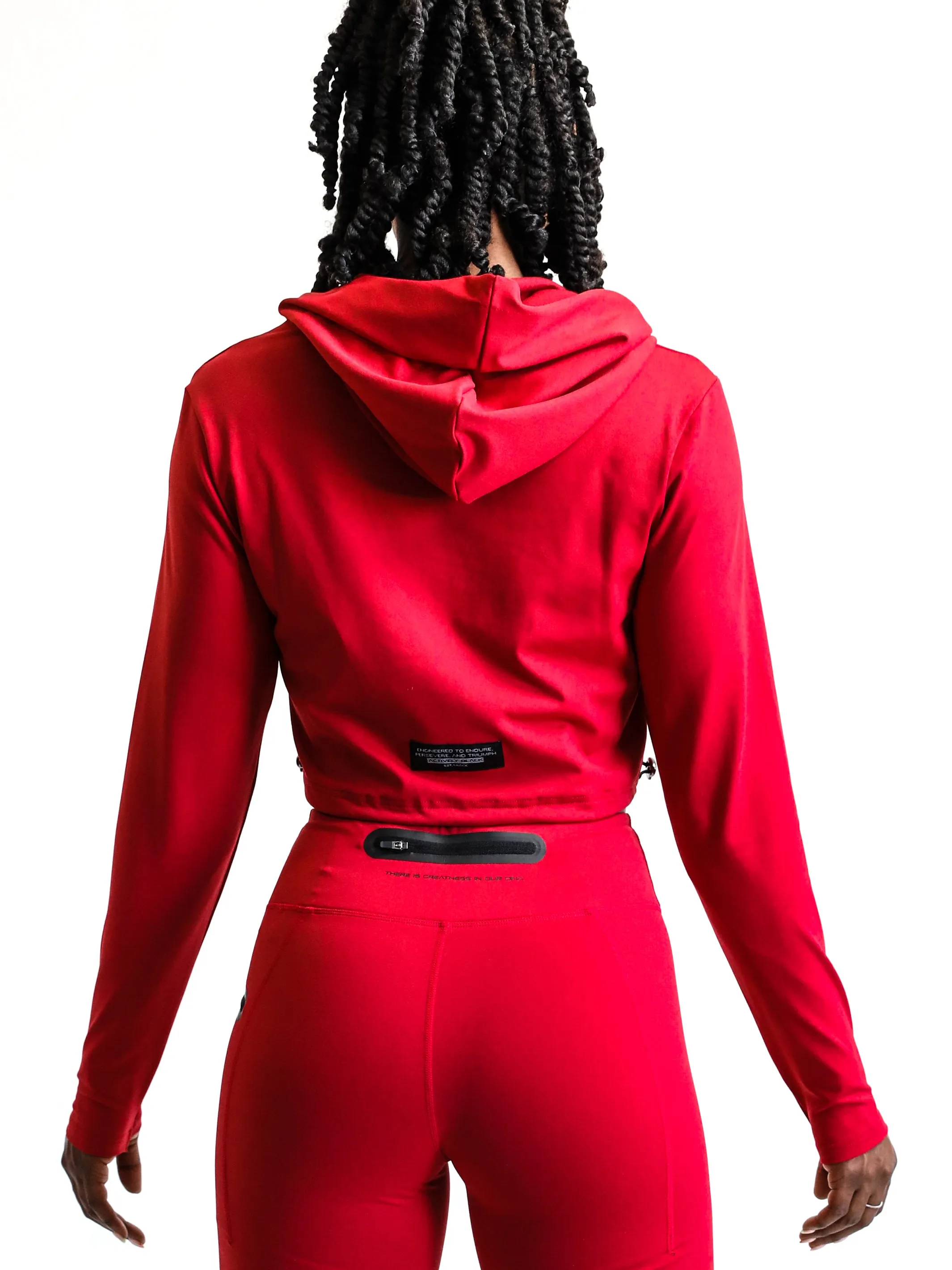 Women's Color Collection Athleisure Crop Hoodie