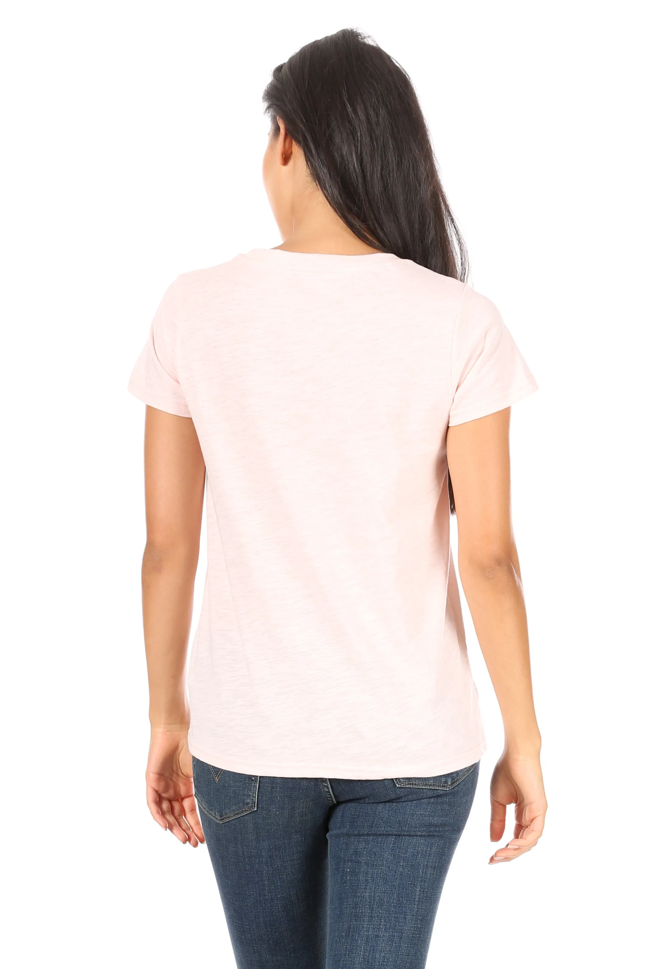 Women's "MOM LIFE" Short Sleeve Classic Slub T-Shirt