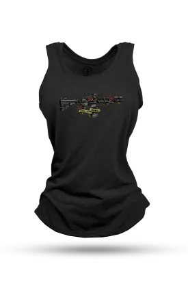 Women's Racerback Tank - Love to Bang