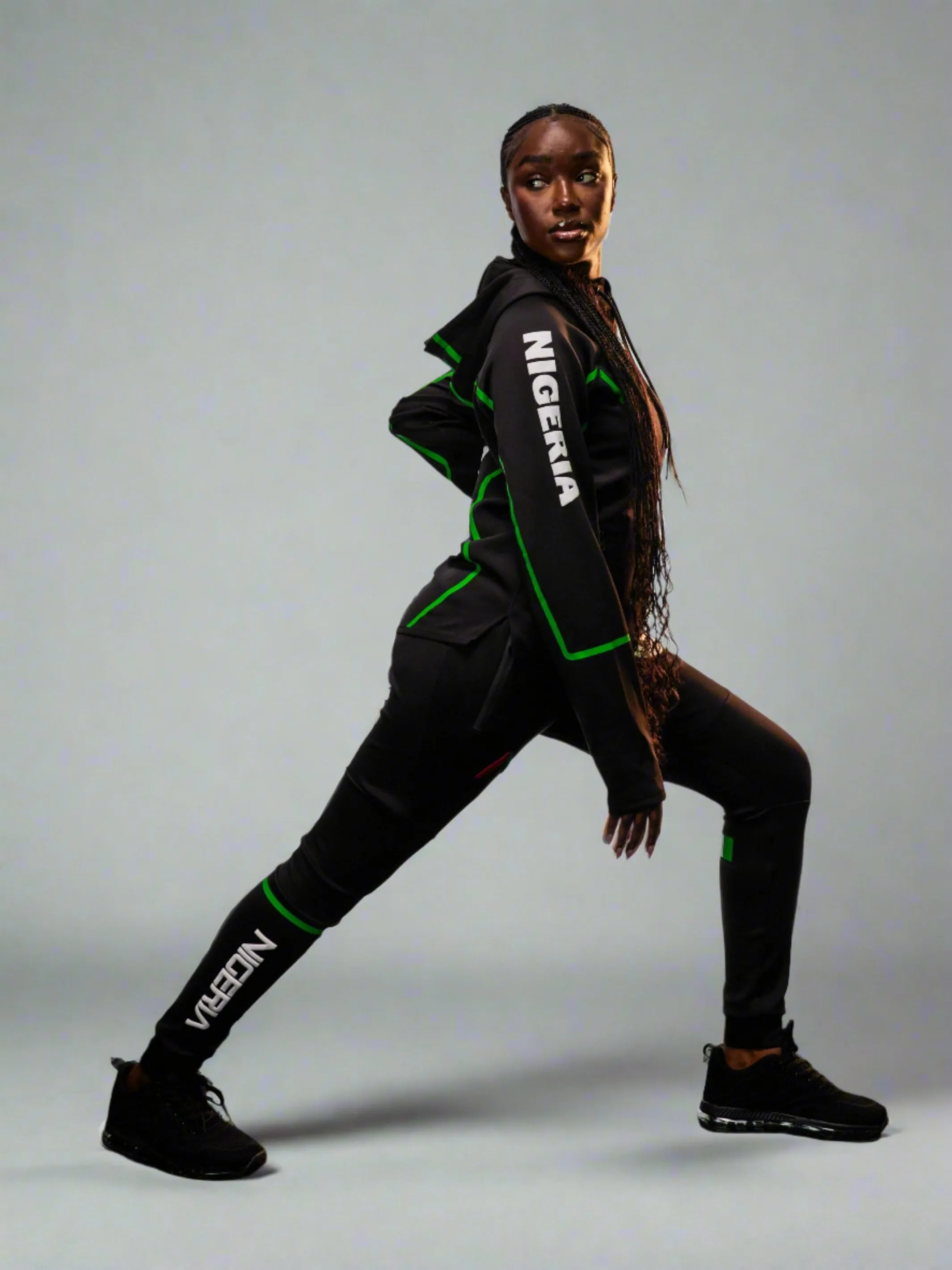 Women's Team Nigeria Zipper Hoodie