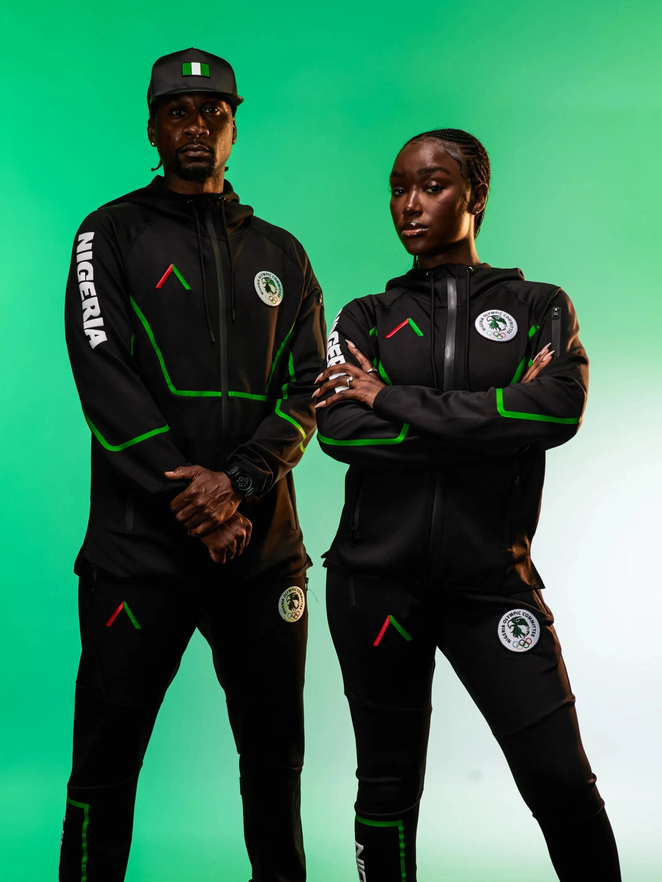 Women's Team Nigeria Zipper Hoodie