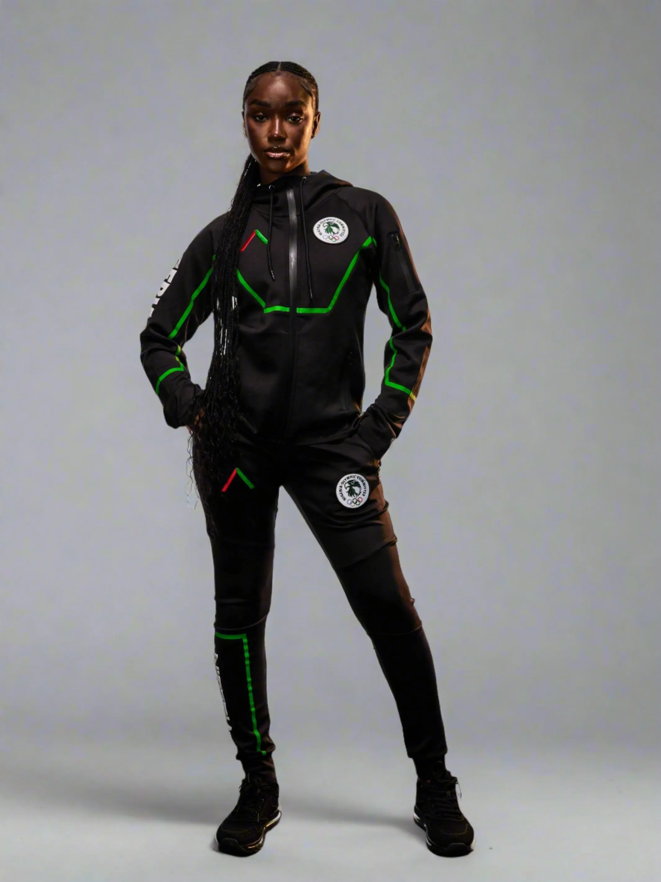 Women's Team Nigeria Zipper Hoodie