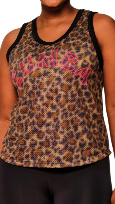 Zumba Animal Expedition Mesh Tank